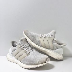 ADIDAS ULTRA BOOST 5.0 TRIPLE WHITE SNEAKERS
